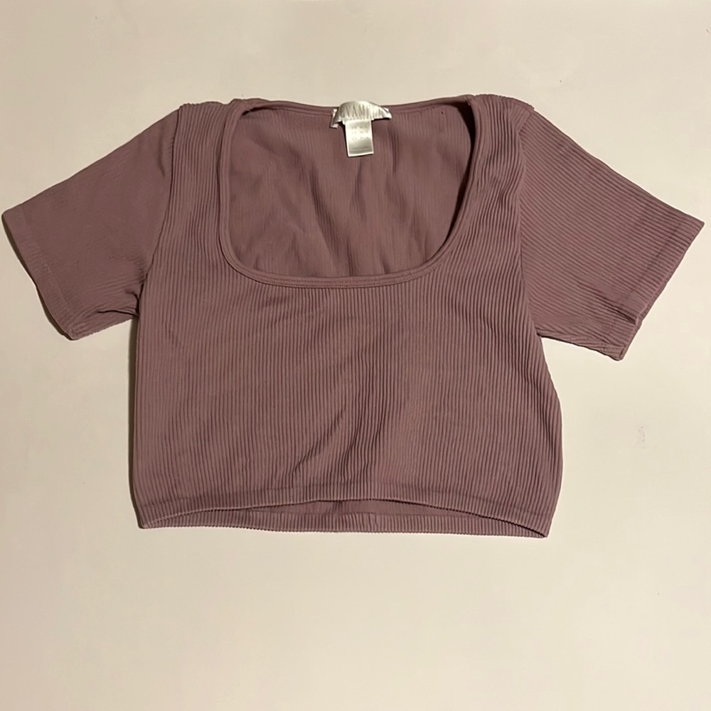 Pink Cropped Shirt